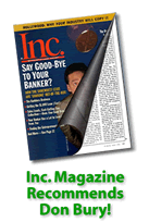 Inc. Magazine Recommends Don Bury!